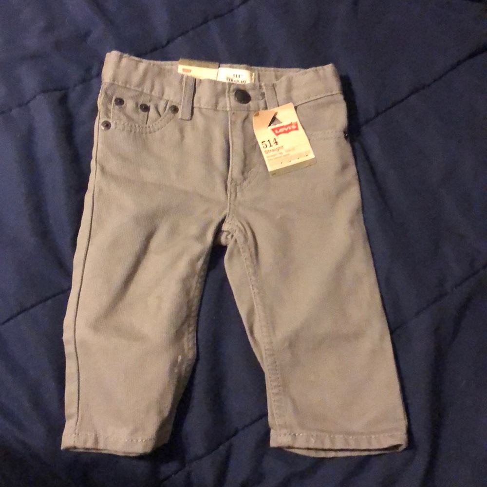 Baby Levi’s 514 Straight Grey colored Jeans